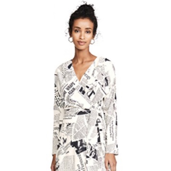 shia crepe wrap dress
